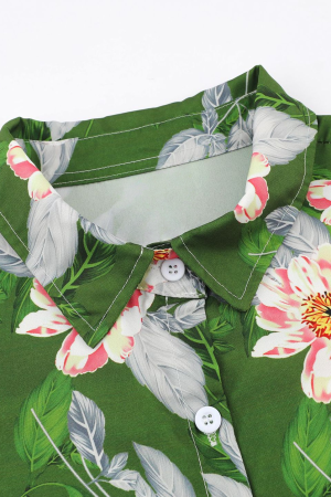 Style Core Aesthetics, New Style Trends Floral Print Hawaiian Shirt