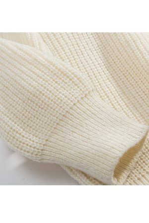 Style Core Aesthetics, New Style Trends Flower & Letter Pattern Cropped Sweater