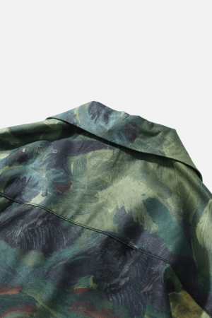 Style Core Aesthetics, New Style Trends Flower oil painting shirt