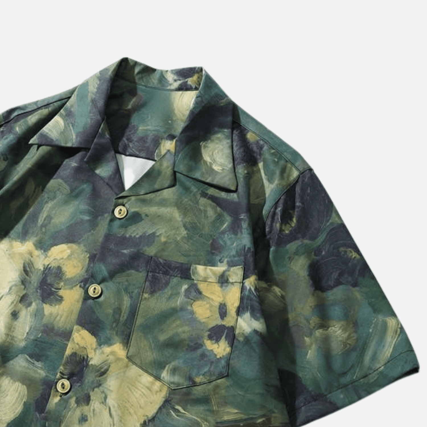 Style Core Aesthetics, New Style Trends Flower oil painting shirt Style Core Aesthetics, New Style Trends Flower oil painting shirt