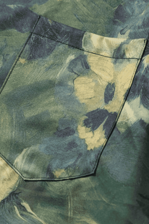 Style Core Aesthetics, New Style Trends Flower oil painting shirt