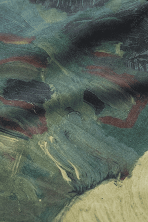 Style Core Aesthetics, New Style Trends Flower oil painting shirt