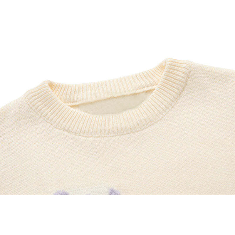 Style Core Aesthetics, New Style Trends Flower Pattern Embroidered Pullover Style Core Aesthetics, New Style Trends Flower Pattern Embroidered Pullover