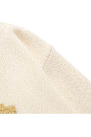 Style Core Aesthetics, New Style Trends Flower Pattern Embroidered Pullover