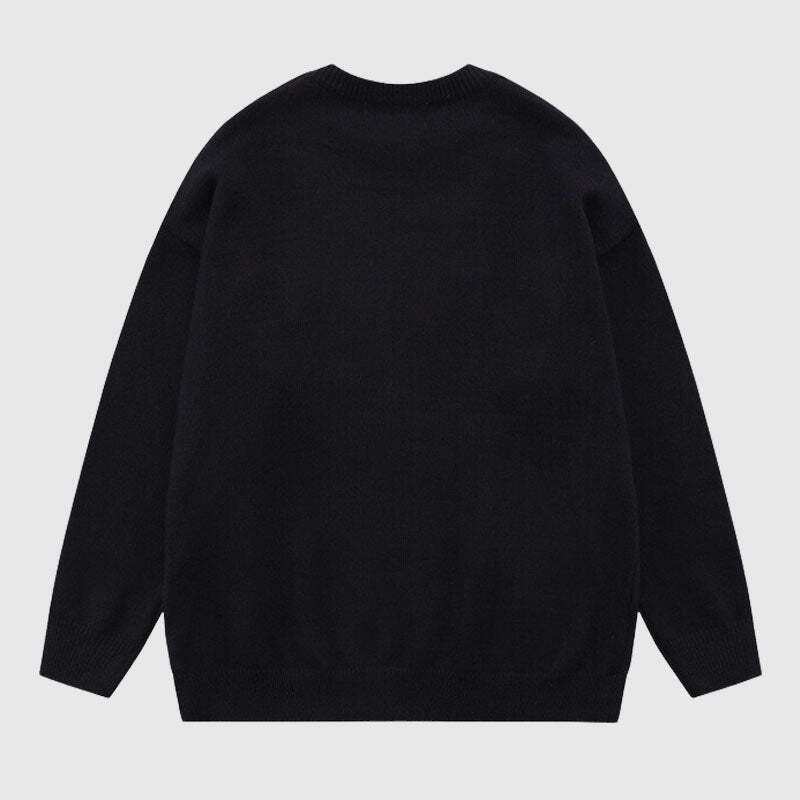 Style Core Aesthetics, New Style Trends Flower Pattern Embroidered Pullover Style Core Aesthetics, New Style Trends Flower Pattern Embroidered Pullover