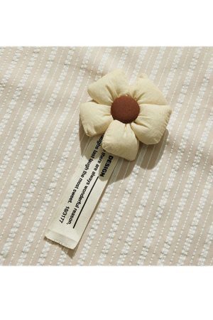 Style Core Aesthetics, New Style Trends Flower Stripe Shirt