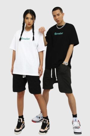 Style Core Aesthetics, New Style Trends Foam Letter Print Tee