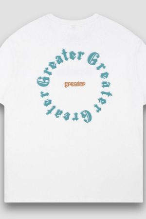 Style Core Aesthetics, New Style Trends Foam Letter Print Tee