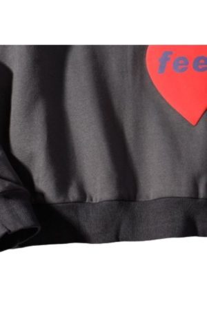 Style Core Aesthetics, New Style Trends Foamy Love Letter Graffiti Hoodie