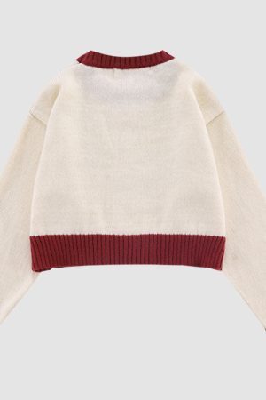 Style Core Aesthetics, New Style Trends Forest Photo Print Cropped Sweater