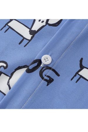 Style Core Aesthetics, New Style Trends Fun Cartoon Print Shirt