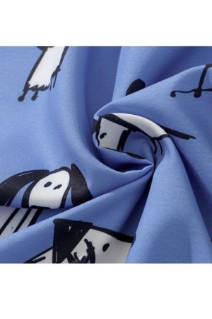 Style Core Aesthetics, New Style Trends Fun Cartoon Print Shirt