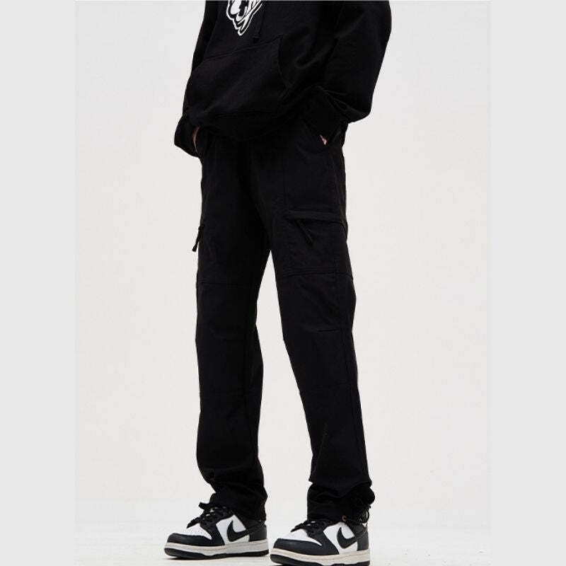 Style Core Aesthetics, New Style Trends Functional Style Straight Leg Cargo Pants Style Core Aesthetics, New Style Trends Functional Style Straight Leg Cargo Pants