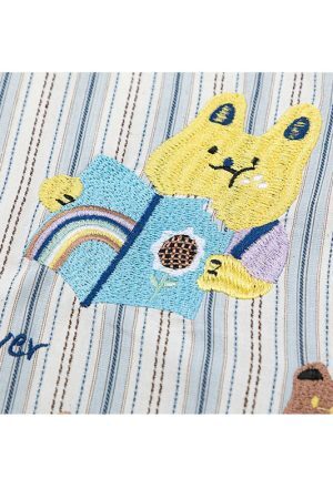 Style Core Aesthetics, New Style Trends Funny Bear Stripe Shirts