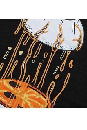 Style Core Aesthetics, New Style Trends Funny Eyes Print Tee