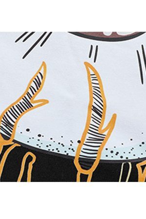 Style Core Aesthetics, New Style Trends Funny Eyes Print Tee