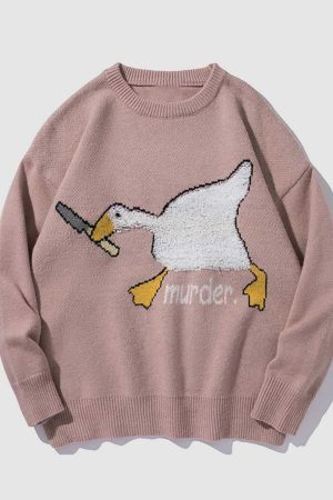 Style Core Aesthetics, New Style Trends Funny Goose Sweater