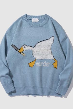 Style Core Aesthetics, New Style Trends Funny Goose Sweater