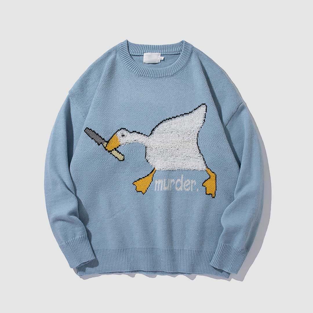 Style Core Aesthetics, New Style Trends Funny Goose Sweater