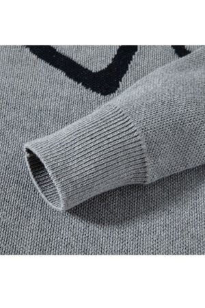 Style Core Aesthetics, New Style Trends Funny Line Pattern Design Pullover