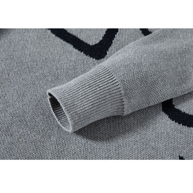 Style Core Aesthetics, New Style Trends Funny Line Pattern Design Pullover Style Core Aesthetics, New Style Trends Funny Line Pattern Design Pullover