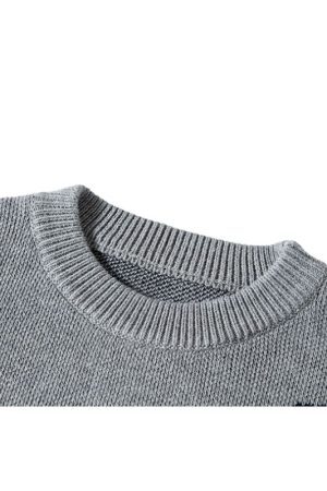 Style Core Aesthetics, New Style Trends Funny Line Pattern Design Pullover