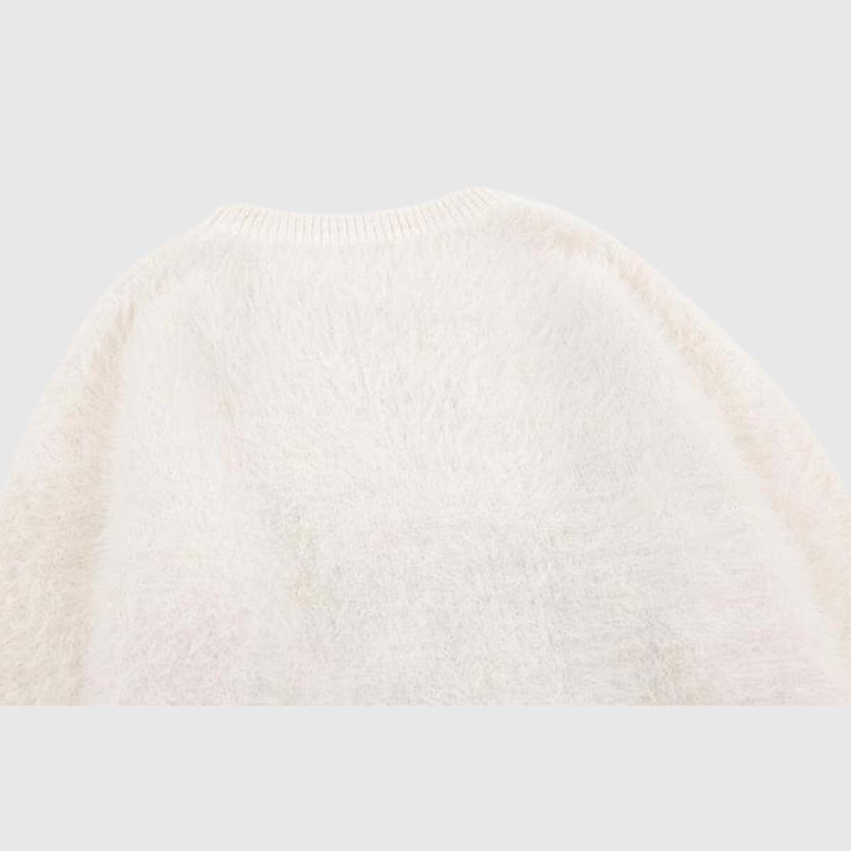 Style Core Aesthetics, New Style Trends Fuzzy Cat Design Sweater Style Core Aesthetics, New Style Trends Fuzzy Cat Design Sweater