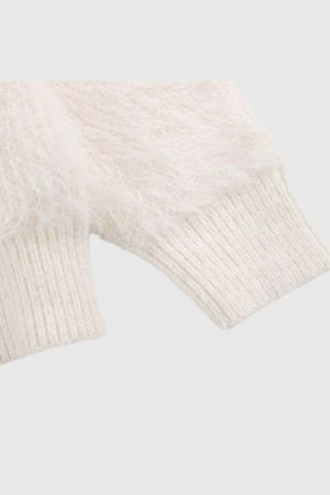 Style Core Aesthetics, New Style Trends Fuzzy Cat Design Sweater