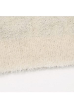 Style Core Aesthetics, New Style Trends Fuzzy Rabbit Pattern Sweater