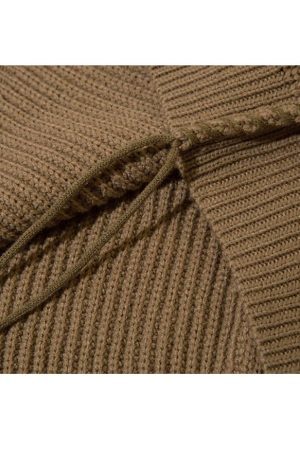 Style Core Aesthetics, New Style Trends Geometry Label Turtleneck Sweater