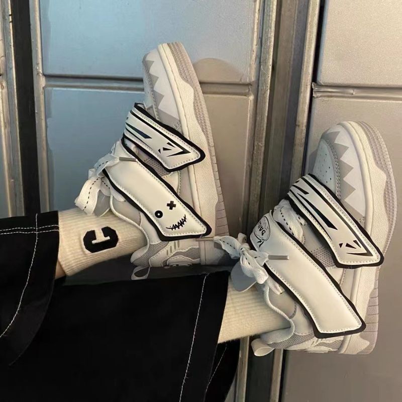 Style Core Aesthetics, New Style Trends Ghost Face Thick Sole Sneakers Style Core Aesthetics, New Style Trends Ghost Face Thick Sole Sneakers