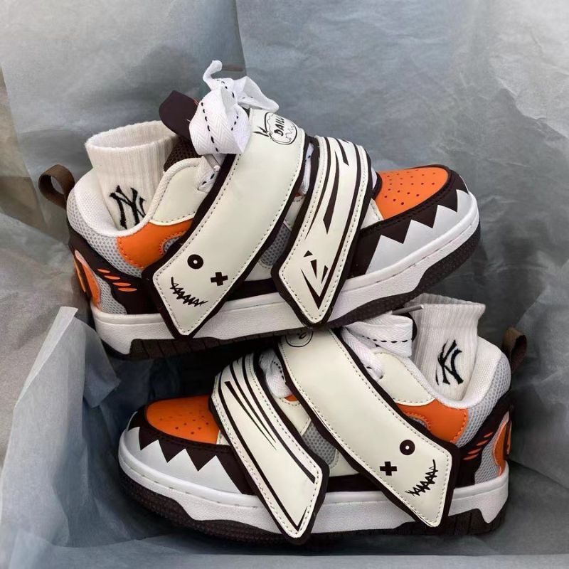 Style Core Aesthetics, New Style Trends Ghost Face Thick Sole Sneakers Style Core Aesthetics, New Style Trends Ghost Face Thick Sole Sneakers