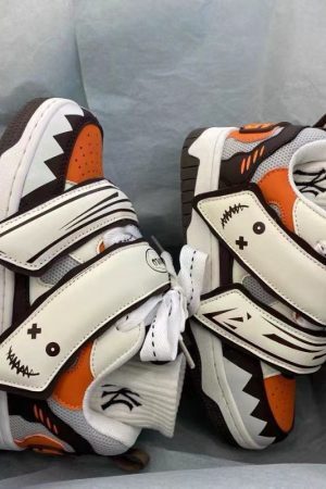 Style Core Aesthetics, New Style Trends Ghost Face Thick Sole Sneakers