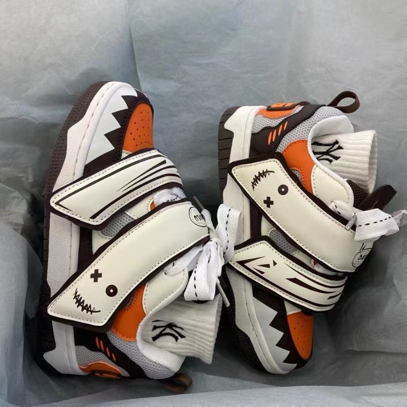 Style Core Aesthetics, New Style Trends Ghost Face Thick Sole Sneakers Style Core Aesthetics, New Style Trends Ghost Face Thick Sole Sneakers