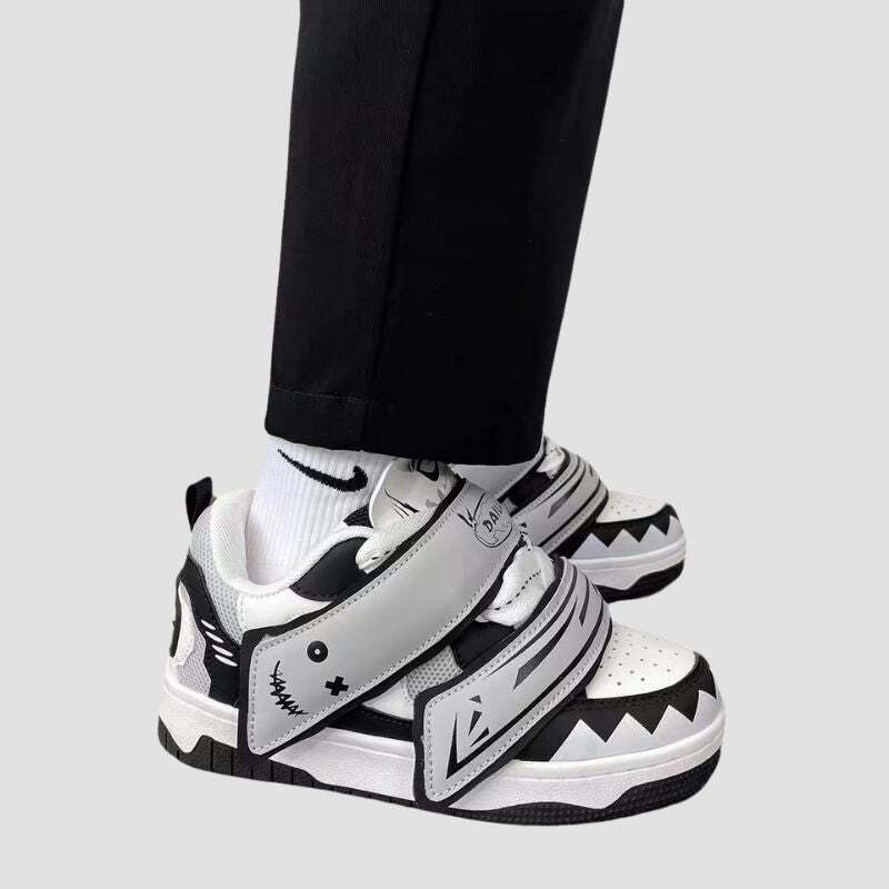 Style Core Aesthetics, New Style Trends Ghost Face Thick Sole Sneakers Style Core Aesthetics, New Style Trends Ghost Face Thick Sole Sneakers