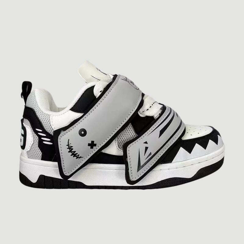 Style Core Aesthetics, New Style Trends Ghost Face Thick Sole Sneakers