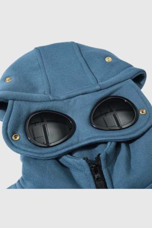 Style Core Aesthetics, New Style Trends Goggle Hoodie Jacket