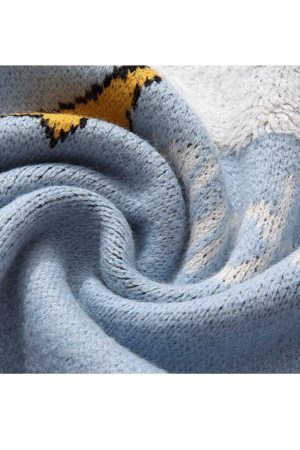 Style Core Aesthetics, New Style Trends Goose Print Sweater