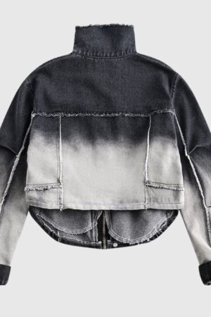 Style Core Aesthetics, New Style Trends Gradient Denim Cargo Sets