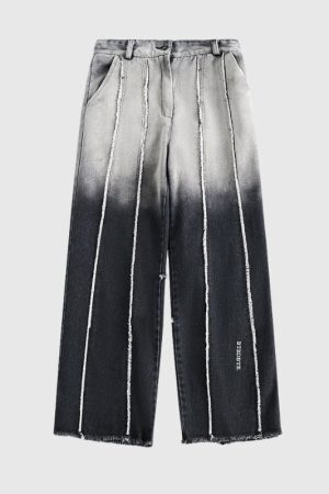 Style Core Aesthetics, New Style Trends Gradient Denim Cargo Sets