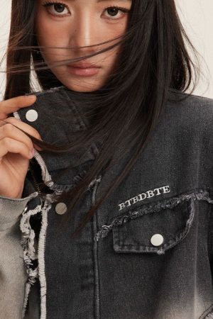 Style Core Aesthetics, New Style Trends Gradient Denim Cargo Sets