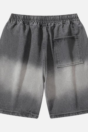 Style Core Aesthetics, New Style Trends Gradient Denim Shorts