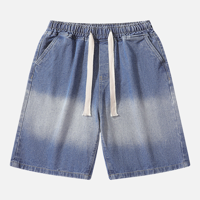 Style Core Aesthetics, New Style Trends Gradient Denim Shorts Style Core Aesthetics, New Style Trends Gradient Denim Shorts
