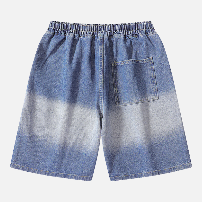 Style Core Aesthetics, New Style Trends Gradient Denim Shorts Style Core Aesthetics, New Style Trends Gradient Denim Shorts