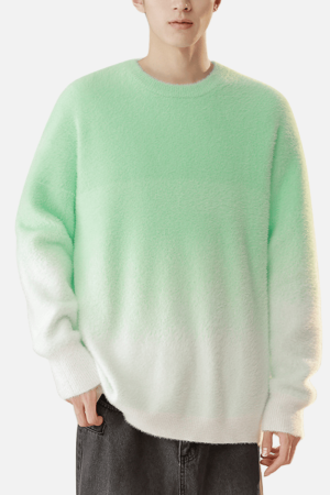 Style Core Aesthetics, New Style Trends Gradient Knit Pullover