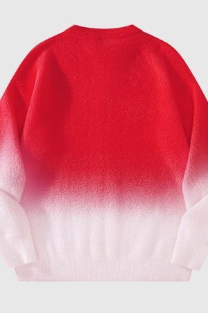 Style Core Aesthetics, New Style Trends Gradient Knit Pullover