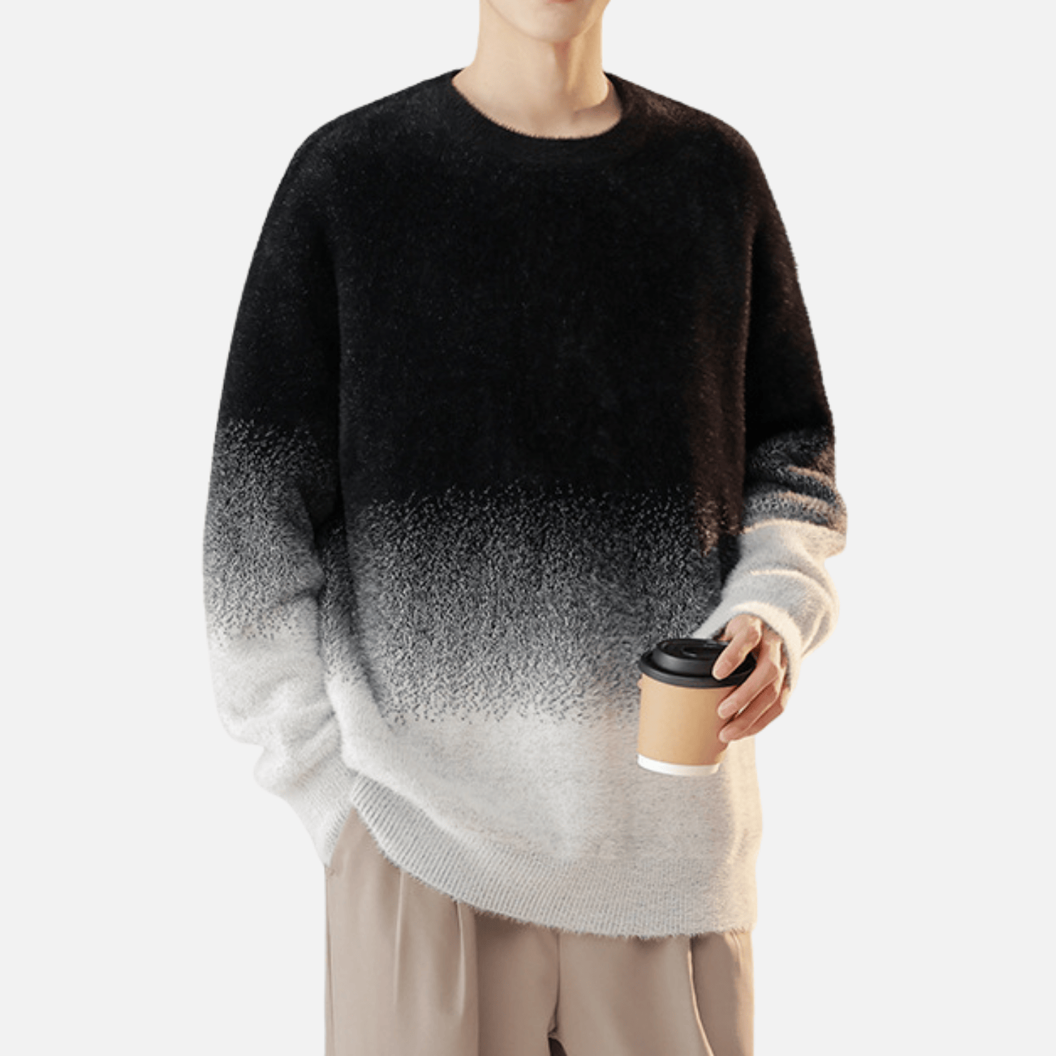 Style Core Aesthetics, New Style Trends Gradient Knit Pullover Style Core Aesthetics, New Style Trends Gradient Knit Pullover