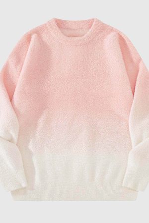 Style Core Aesthetics, New Style Trends Gradient Knit Pullover