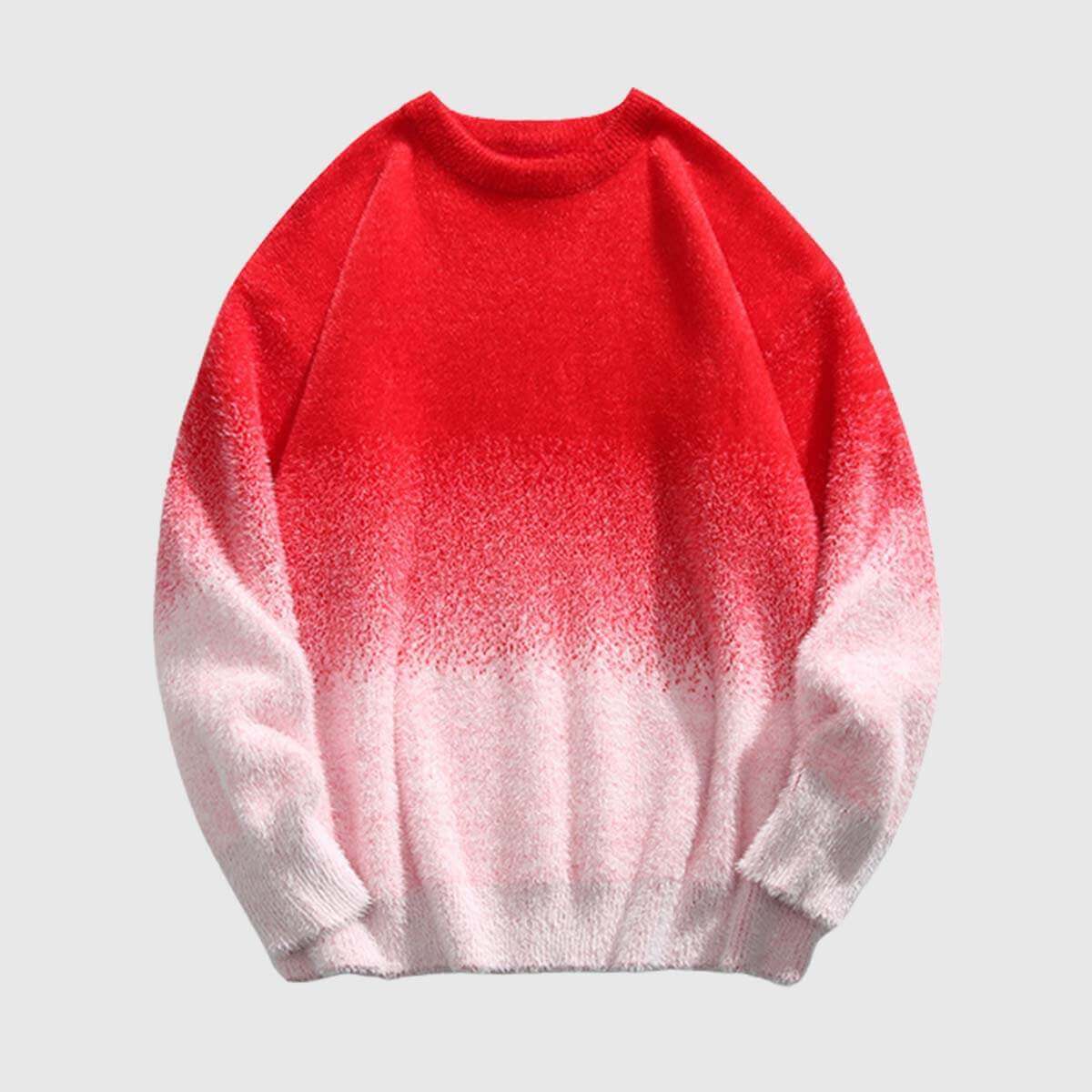 Style Core Aesthetics, New Style Trends Gradient Knit Pullover Style Core Aesthetics, New Style Trends Gradient Knit Pullover