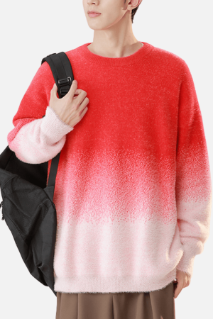 Style Core Aesthetics, New Style Trends Gradient Knit Pullover
